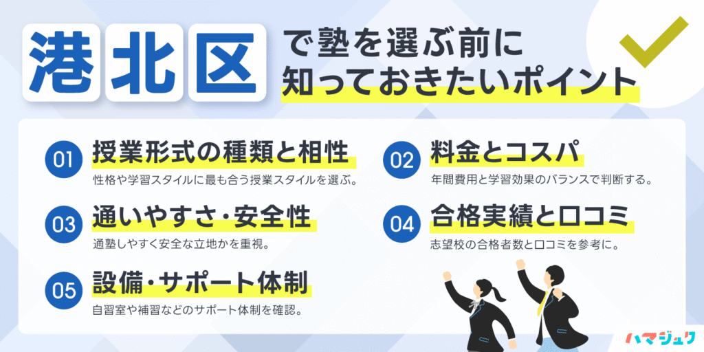 港北区で塾を選ぶ前に知っておきたいポイント