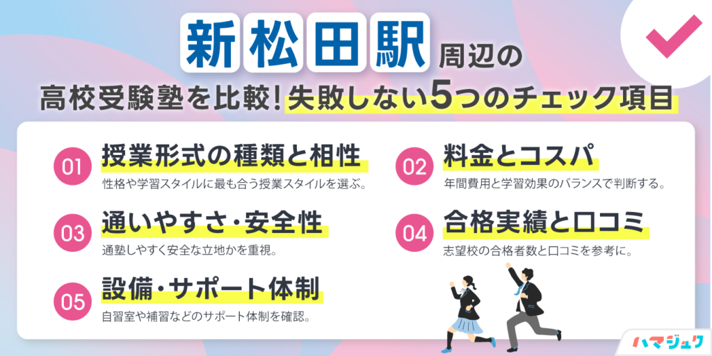 新松田駅周辺の高校受験塾を比較｜失敗しない5つのチェック項目