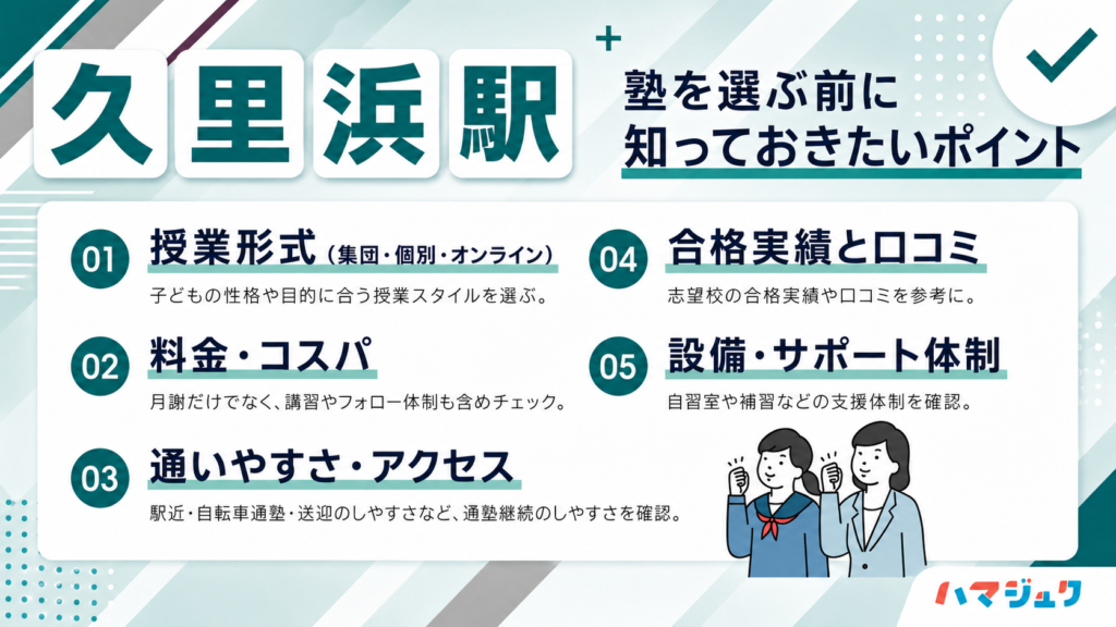 失敗しない塾選び｜久里浜で見るべき7つのチェック項目