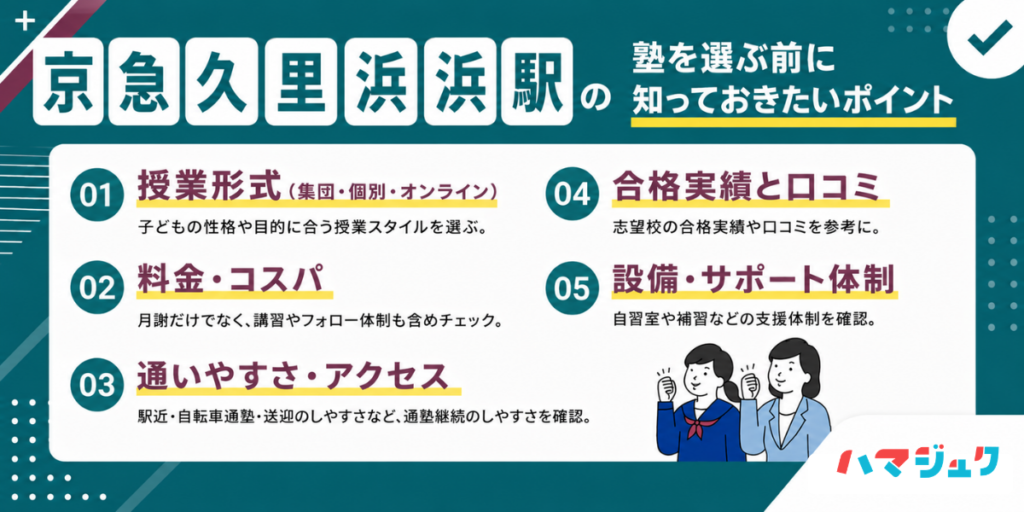 失敗しない塾選び|久里浜で見るべき7つのチェック項目