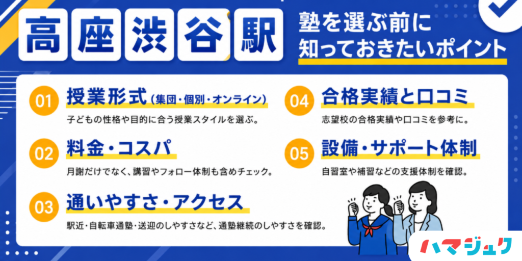 失敗しない塾選び｜高座渋谷で見るべき7つのチェック項目