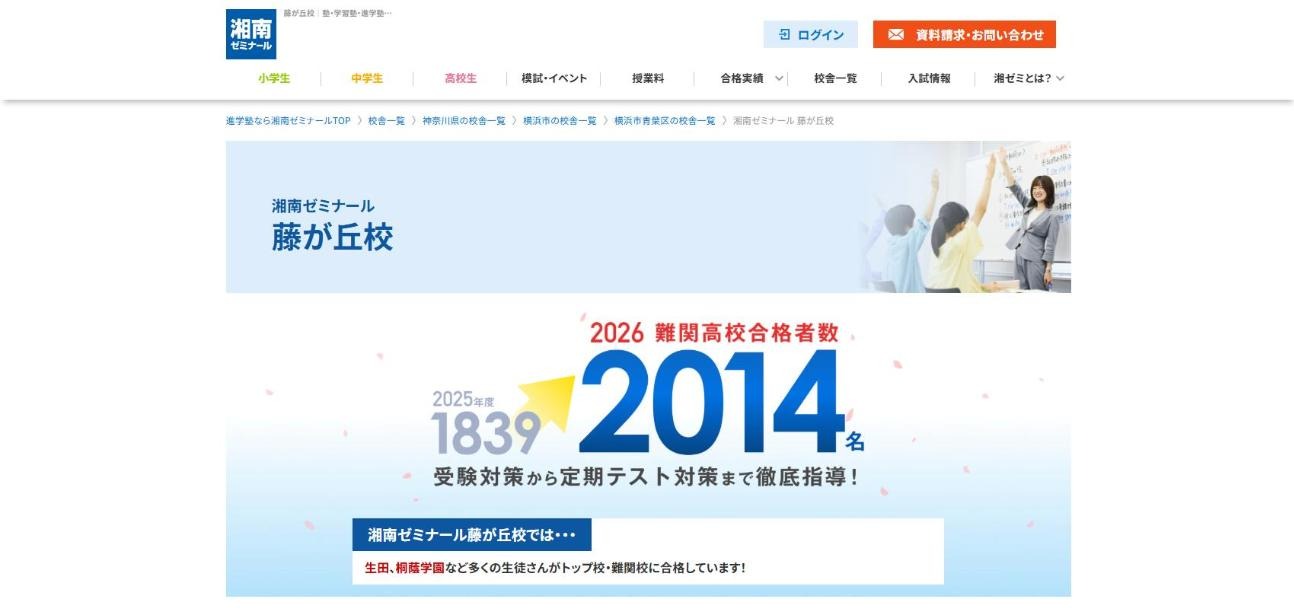 湘南ゼミナール 藤が丘校の公式サイト